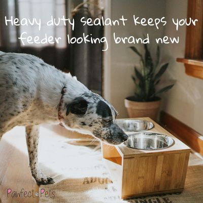 Μεσαίο σκυλί ανυψωμένο μπολ στέκεται 7 ανυψωμένα μπολ τροφοδότης κατοικίδιων ζώων με τέσσερα μπολ από ανοξείδωτο χάλυβα