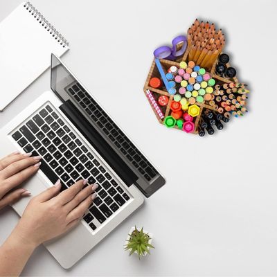 Δείγμα Δωρεάν Τροφοδοσία Τέχνης Οργανωτής Κρατητής Πένας Μπαμπού Οργανωτής Γραφείου για Παιδιά