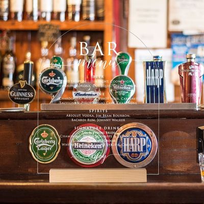 Όπως το επιθυμείτε Ακρυλικό Πίνακα Πάρτικα Γάμου Σήμα Γάμου με ξύλινο στέλεχος Προσαρμοσμένο