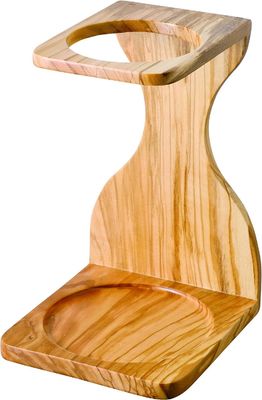 Σπατάλη καφέ από ξύλο ελιάς που εξοικονομεί χώρο και λειτουργεί