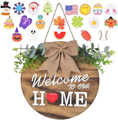 Μαγνητοπλακέτα διακόσμηση μπροστινής πόρτας από στερεό ξύλο