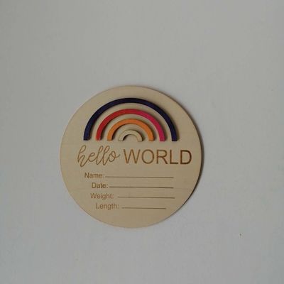 Δημιουργήστε ένα αξέχαστο βρεφονηπιακό με αυτές τις ξύλινες 3D κάρτες του ουράνιου τόξου από την Ευρώπη