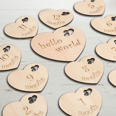 Κάρτες μηνιαίου ορόσημου για μωρά 13 κομμάτια για νεογέννητα