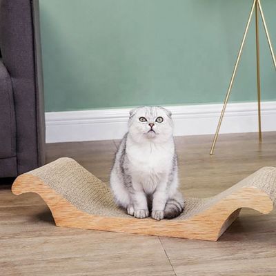 Προσαρμοσμένα κατοικίδια κυματοειδή Scratching Pad Cat Scratch Board παιχνίδια για την επιλογή χώρου δωματίου