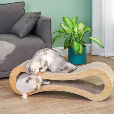 Πωλήσεις Διαδραστικές ανθεκτικές κυματοειδείς χαρτόνια Γάτα Γράψιμο Post Βιώσιμη λύση