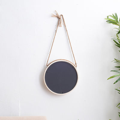 30x30cm Προσαρμοσμένο λογότυπο Αποδεκτό σκανδιναβικό στυλ Στρογγυλός κρεμασμένος καθρέφτης για διακόσμηση σπιτιού