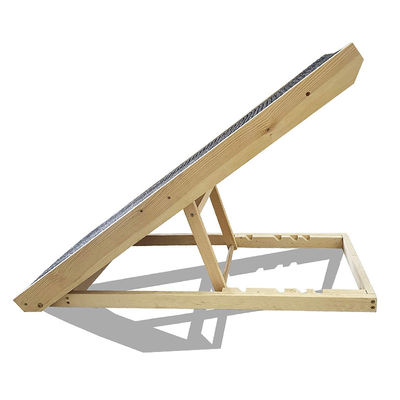 Προσαρμόσιμη ξύλινη ράμπα σκύλου για μεγάλα σκυλιά