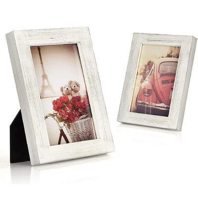 Ρουστική διακόσμηση σπιτιού ξύλινη πλάκα με τοίχο φωτογραφίας και καμένη εκτύπωση