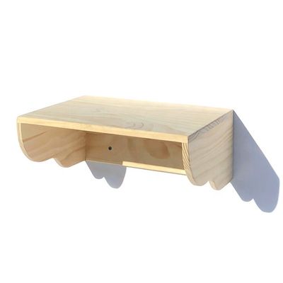 Προσαρμοσμένο λογότυπο Αποδεκτό ξύλινη γάτα Jump πλατφόρμα σπίτι έπιπλα Κρεμαστή γέφυρα