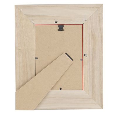 Γραφείο φυσικό ξύλινο πλαίσιο φωτογραφίας με διαχρονικό σχεδιασμό 8.2 x 0.6 x 10.6 ίντσες