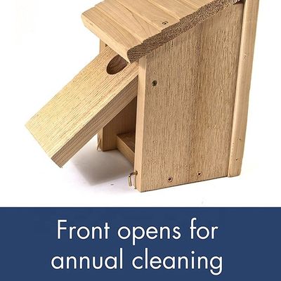 Προσαρμοσμένο απλό στυλ DIY ξύλινο σπίτι πουλιών Διακόσμηση ξύλινης τέχνης Καμένο