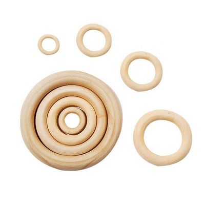 Εφοδιασμοί κατασκευής κοσμημάτων DIY 20mm Ατελείωτες ξύλινες χάντρες δοντιών σε στρογγυλό σχήμα