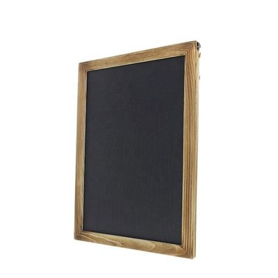 Σύγχρονο στυλ Χαλίκι Blackboard κρεμαστό μενού ξύλινο απλό χρώμα πεύκο ξύλο για καφετέριες