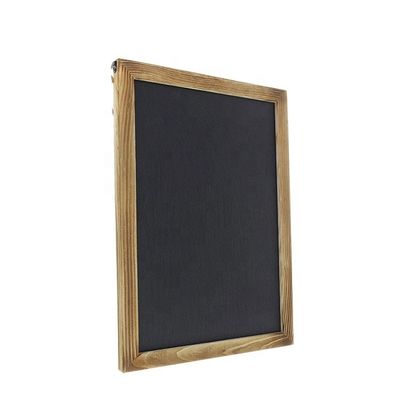 Σύγχρονο στυλ Χαλίκι Blackboard κρεμαστό μενού ξύλινο απλό χρώμα πεύκο ξύλο για καφετέριες