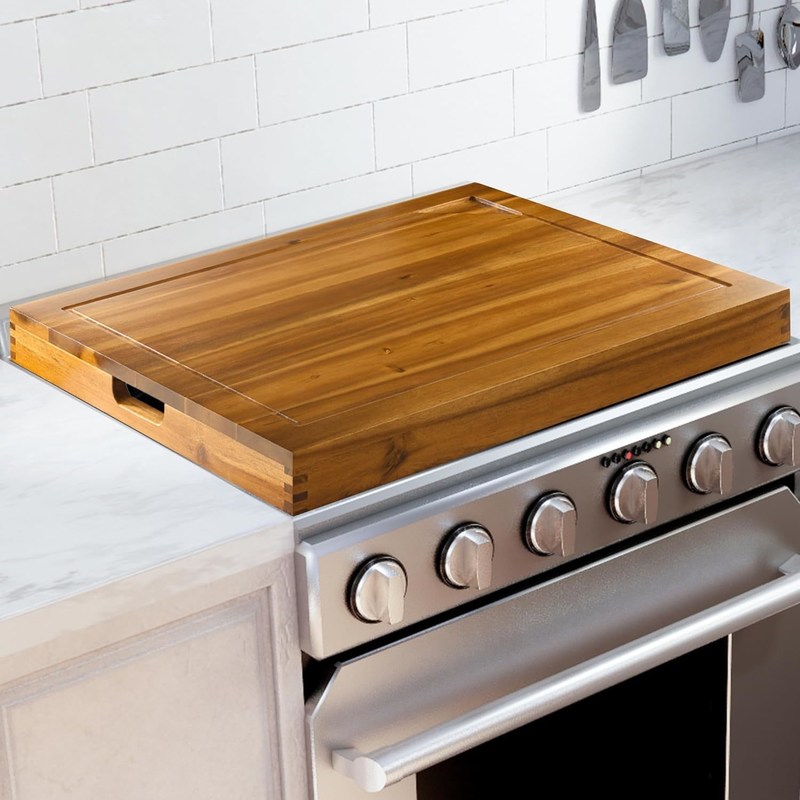 Κάλυψη ξύλινης κατσαρόλας για καυστήρες αερίου και ηλεκτρική κατσαρόλα 3 σε 1 RV Κάλυψη κατσαρόλας
