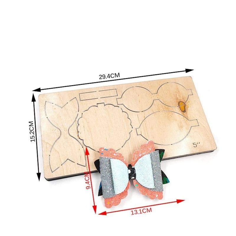 Προσαρμοσμένο ξύλο χειροτεχνία μούχλα τόξο ξύλινο κόψιμο πετσέτες για φυσικό ή προσαρμοσμένο χρώμα
