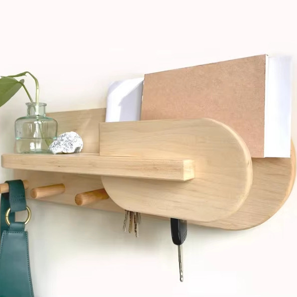 Οργανωτής εισόδου στο σαλόνι τοίχωμα στοίβασης Ρακ με εξατομικευμένο κάλυμμα κλειδιού λογότυπου