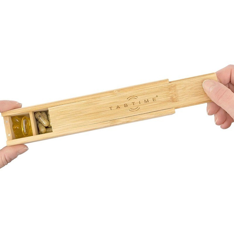 Δικαιούχος OEM/ODM Custom Wood 7 Day Tablet Organizer για βιταμίνες και συμπληρώματα
