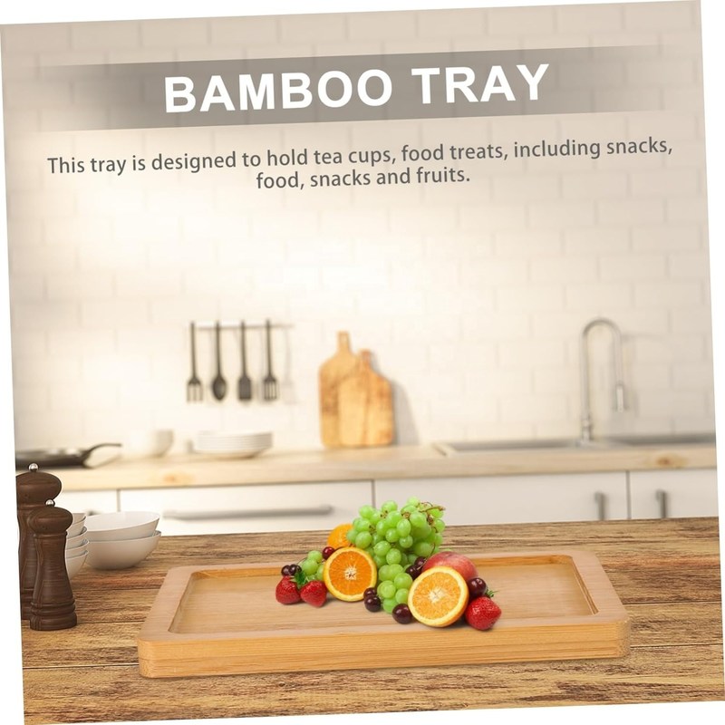 Διακόσμηση σαλόνι Custom 4pcs ξύλινα παλέτα δίσκοι για τα τρόφιμα σερβίρουν και τοποθετούν δίσκους