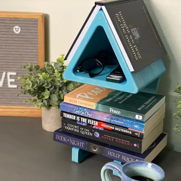 Εύκολοι κάτοχοι αποθήκευσης ράφια εκτύπωση με μεταξοειδή οθόνη βιβλιοθήκη κάτοχος σελίδας για βιβλία