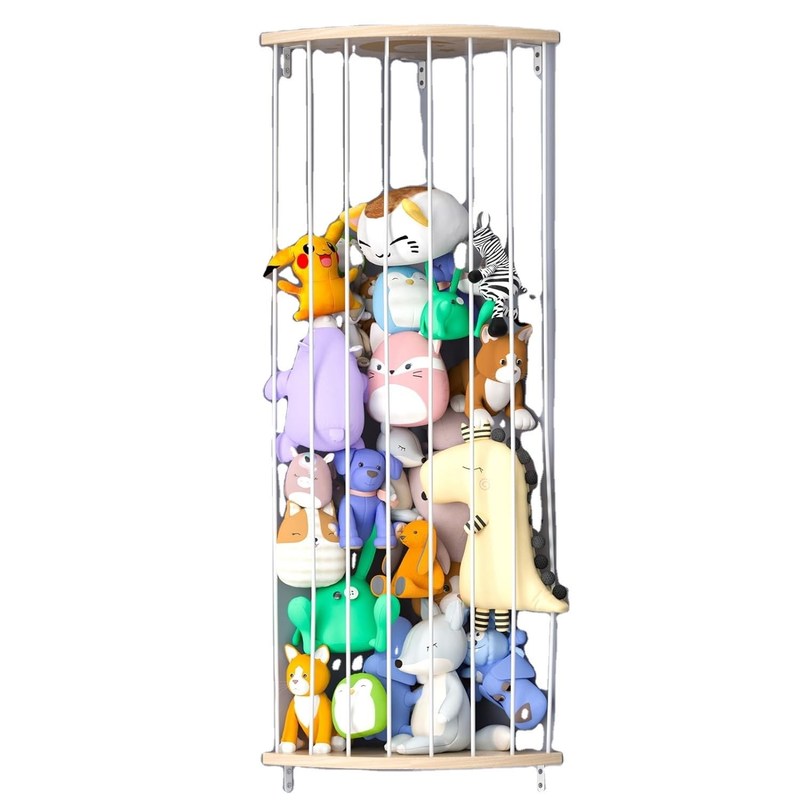 Στέλαιο αποθήκευσης ζώων με κλουβί οργανωτή ξύλου