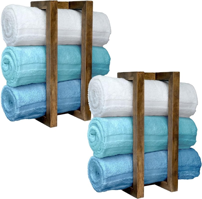 202405 Κρεβάτι για πετσέτες από ξύλο Προσαρμοσμένο στις προτιμήσεις σας