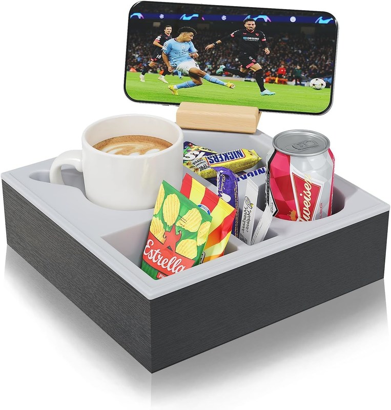 Αδιάβροχο Αντιδιαρροϊκό ξύλινο καναπέ Κρατητή Κύπελλο Τράβηγμα για κρεβάτι καναπέ Οργανωτής χειροποίητο