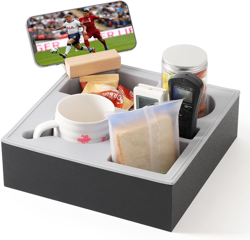 Σιλικόνιο ξύλινο καναπέ Caddy οργανωτής για αδιάβροχο καναπέ αυτοκίνητο αποδέχεται παραγγελία εξατομικευμένη