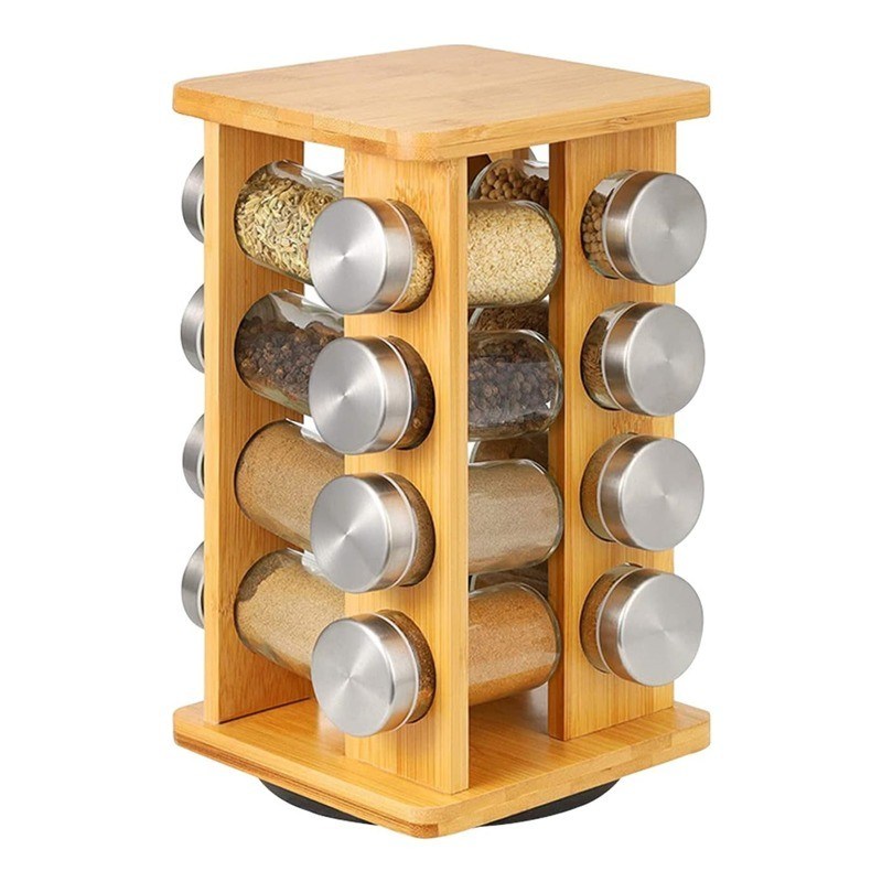 4 στρώσεων από ανοξείδωτο χάλυβα περιστρεφόμενο ράφι κουζίνας οργανωτής κάτω αποθήκευση για το ράφι μπαχαρικών