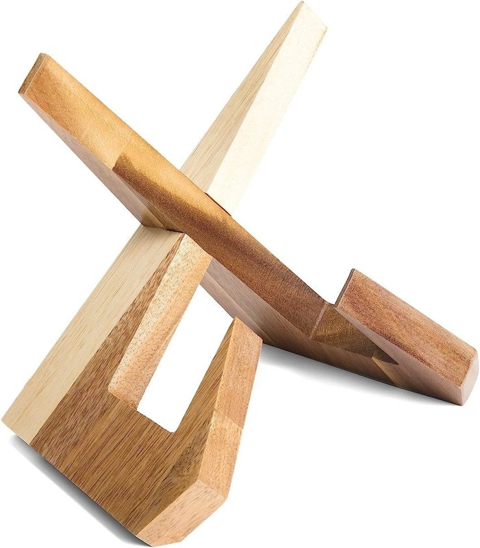 Εύκολο κάλυμμα βιβλίων για την κουζίνα Ρυθμίσιμο Ακασία Επισιτιστικό βιβλιοστάσιο Προσαρμοσμένο μέγεθος