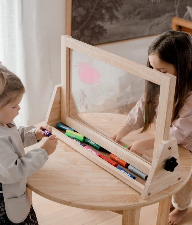 Δοκιμαστική χρέωση και εκτύπωση 4 σε 1 ξύλινο τραπέζι για επαγγελματικά αποτελέσματα δειγμάτων