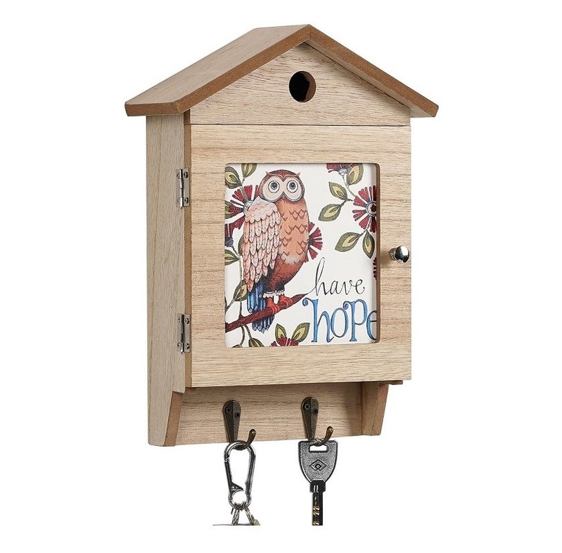 8 Αγκώνες Κρατητής κλειδιών από ξύλο για τοίχο τοποθέτηση Οικιακό συρτάρι κλειδιών οργανωτής και εξοικονόμηση χώρου