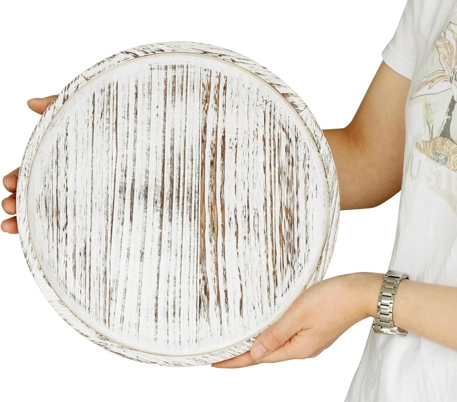 Αριθμός στρωμάτων 12 ιντσών χωριόχρωμο διακοσμητικό τραπέζι από ξύλο για καφέ αγροτικής περιοχής