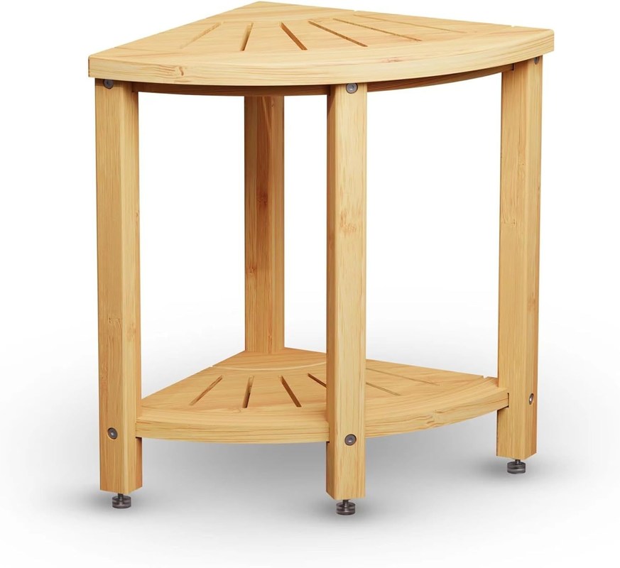 Χωρίς διπλωμένο μπαμπού μπάνιο Καμαρίνι με ράφι Το απόλυτο απαραίτητο μπάνιο