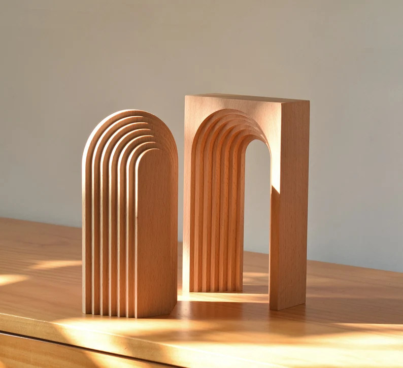 Σύγχρονο σχεδιασμό Προσαρμοσμένη ξύλινη διακόσμηση σπιτιού Γραφική εικόνα Τέχνη διακόσμηση Αψίδα γλυπτική