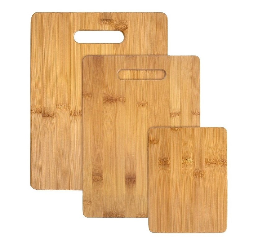 Υπερμεγέθης ξύλινης πλακέτας κοπής 3 τεμαχίων για εξατομικευμένα μεγέθη και εκτύπωση σε μεταξοειδές