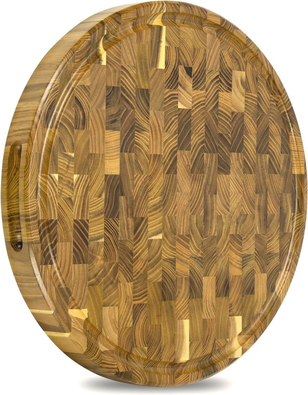 Προσαρμοσμένη εξυπηρέτηση 15 ιντσών ξύλινη κοπτική σανίδα με φιλικό προς το περιβάλλον σχεδιασμό και αυλή χυμού