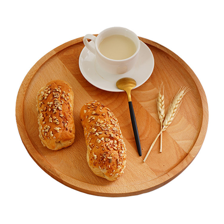 Προσαρμοσμένο χρώμα μπαμπού σερβίρισμα δίσκο για το πρωινό σνακ αποθήκευση OEM ODM αποδεκτό