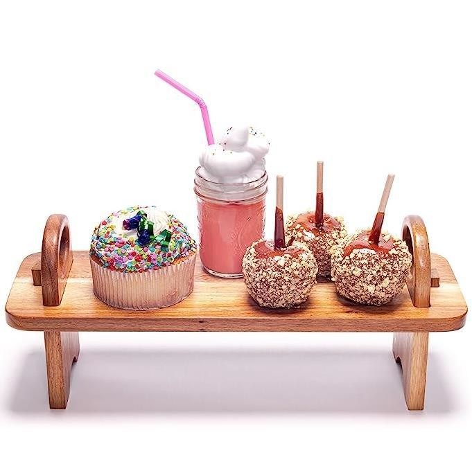 Σύγχρονο υψωμένο ξύλινο πιάτο για διακόσμηση σπιτιού