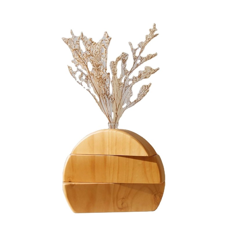 Κουζίνα για την οικιακή διακόσμηση 202405 Σύγχρονο βάζο από γρασίδι Pampas για τα κεντρικά κομμάτια τραπεζιού