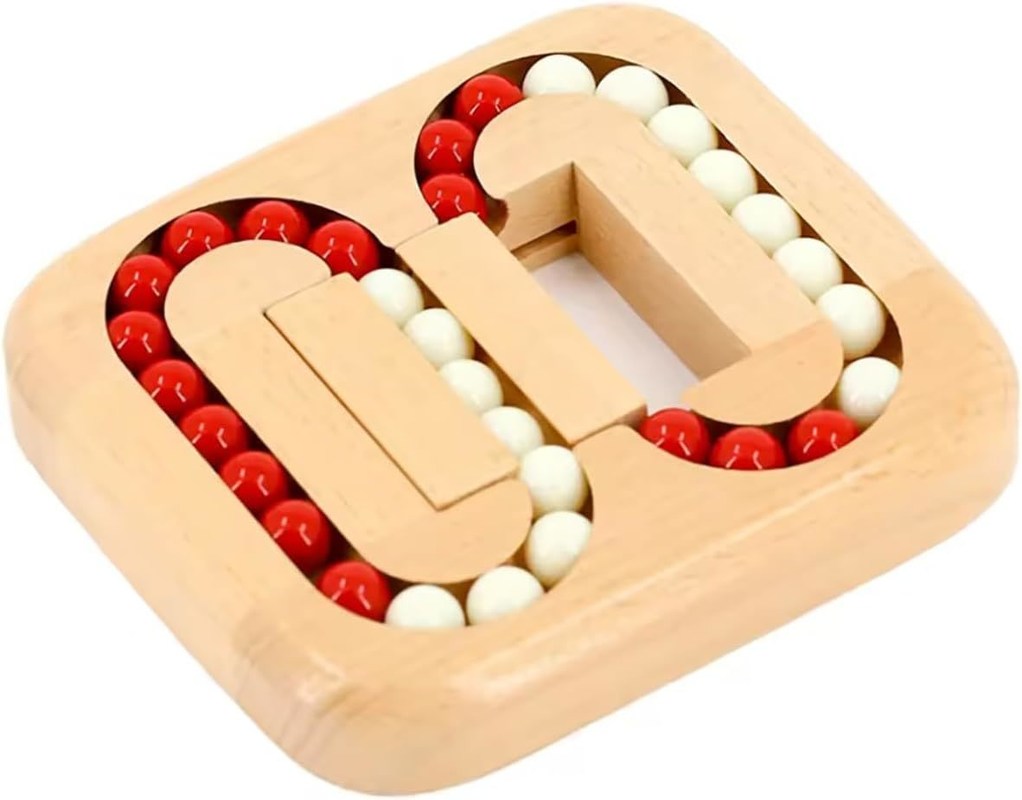 Unisex 202405 ξύλινο κεραμίδι εγκεφαλικό λαβύρινθο παιχνίδι για ηλικιωμένους μεγαλύτεροι ενήλικες εύκολα παιχνίδια παζλ για το Αλτσχάιμερ