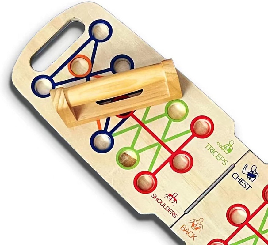 Προσαρμοσμένο μέγεθος ξύλινα αναδιπλούμενα σπρώξιμα χειριστήρια για επαγγελματική προπόνηση δύναμης