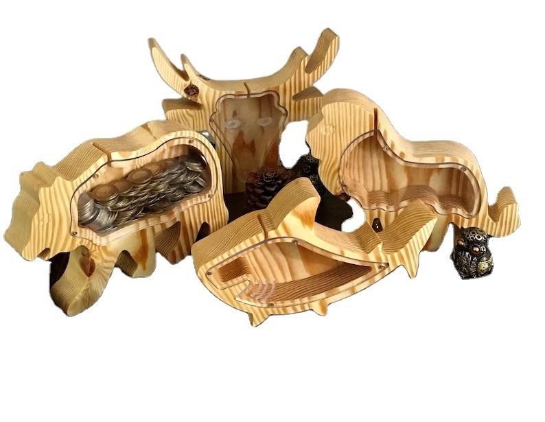 Παιδικό δώρο ξύλινο ζώο χριστουγεννιάτικη έκπληξη