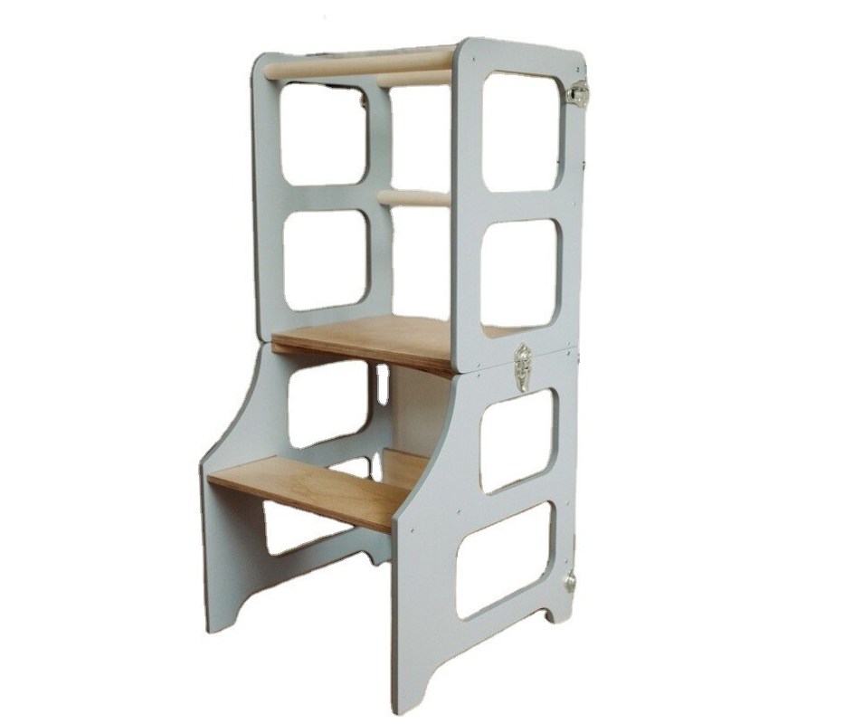 Ταχυδρομική συσκευασία Σπιτικό κουζίνα Πύργος 3in1 Δυνατό να αναδιπλωθεί Στάδιο Στάλος Γραφείο Σλάιντ για παιδιά