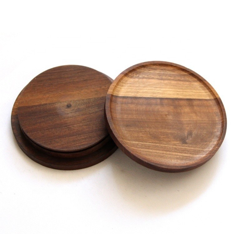 Προσαρμοσμένη παραγγελία αποδεκτή Κουζίνα γλυκά Μυράκια γυάλινο βάζο με μη διάλυση Black Walnut κάλυμμα